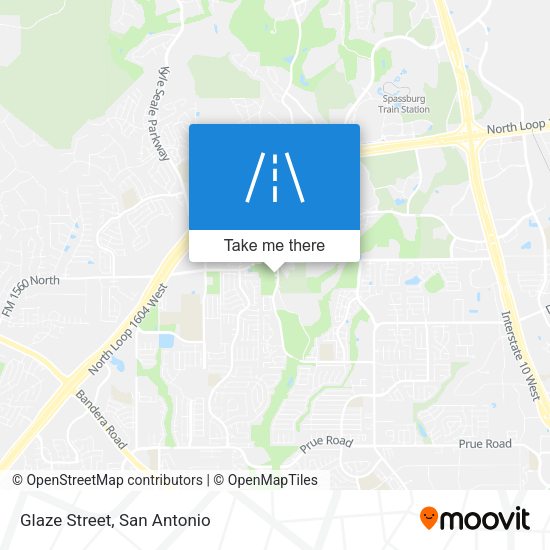 Mapa de Glaze Street