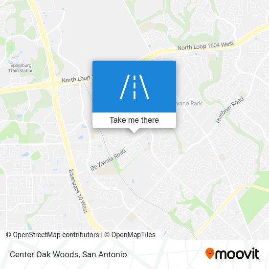 Center Oak Woods map