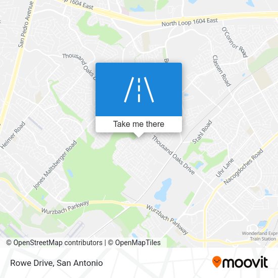 Mapa de Rowe Drive