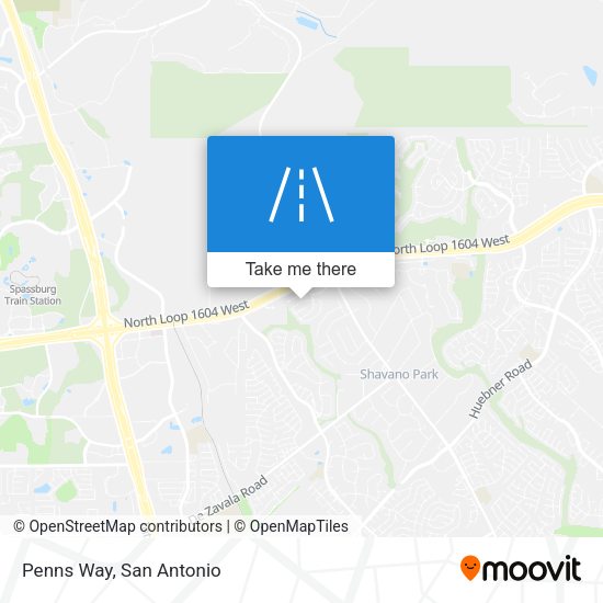 Mapa de Penns Way