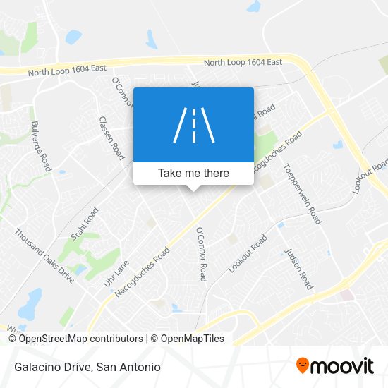 Galacino Drive map