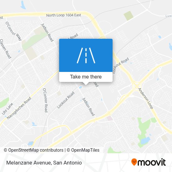 Melanzane Avenue map