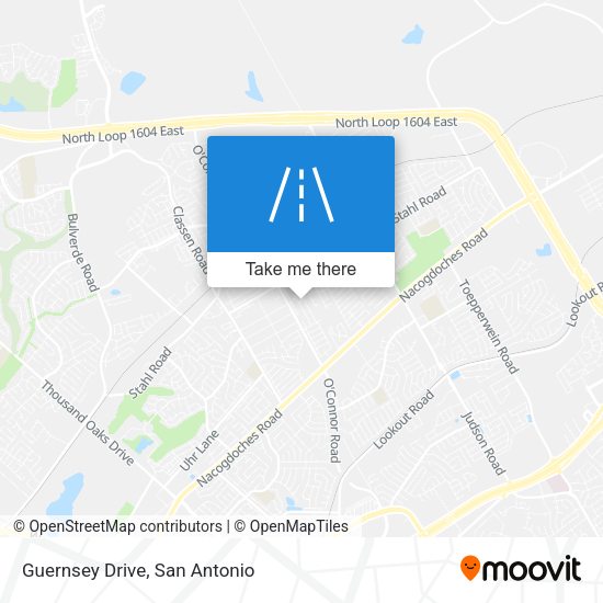 Guernsey Drive map