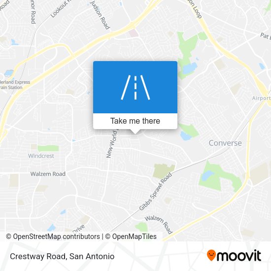 Mapa de Crestway Road