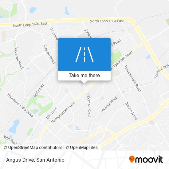 Angus Drive map