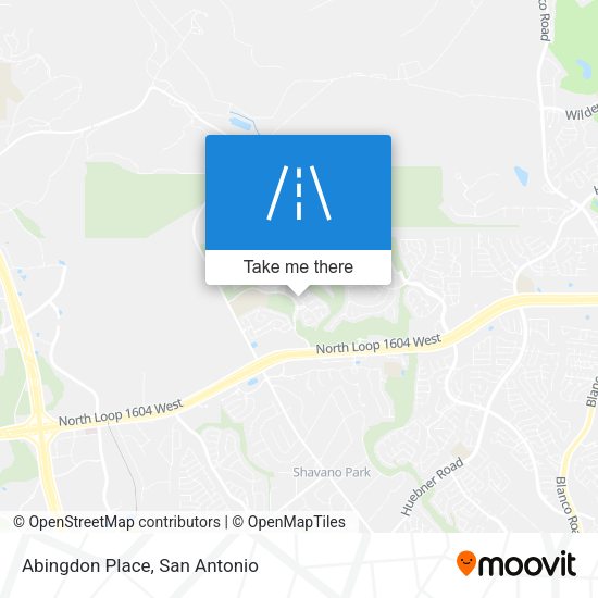 Abingdon Place map