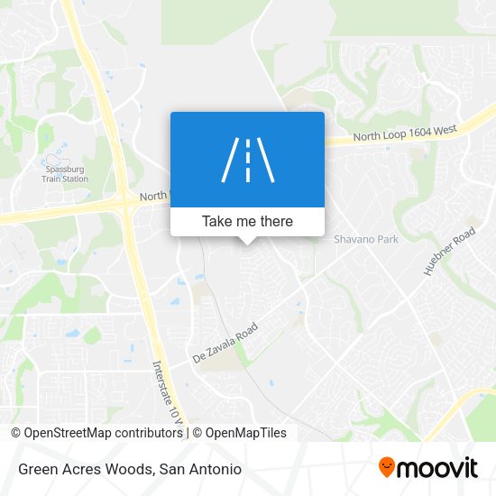 Green Acres Woods map