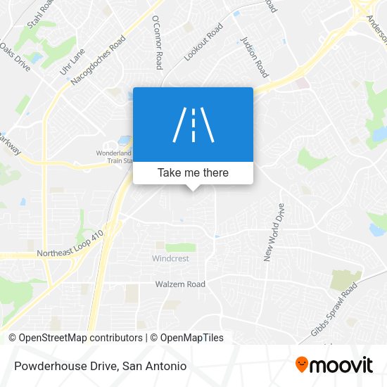 Powderhouse Drive map