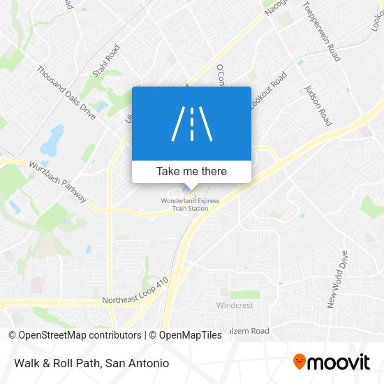 Walk & Roll Path map