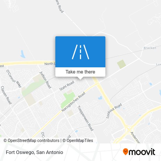 Mapa de Fort Oswego