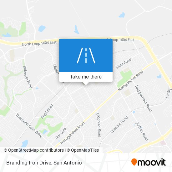 Mapa de Branding Iron Drive