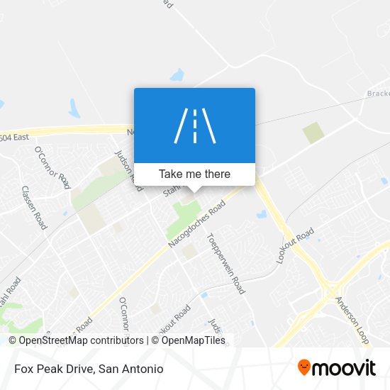 Mapa de Fox Peak Drive