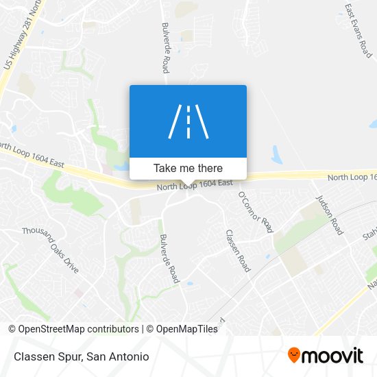 Mapa de Classen Spur