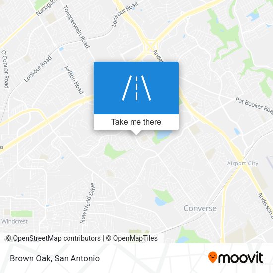 Mapa de Brown Oak