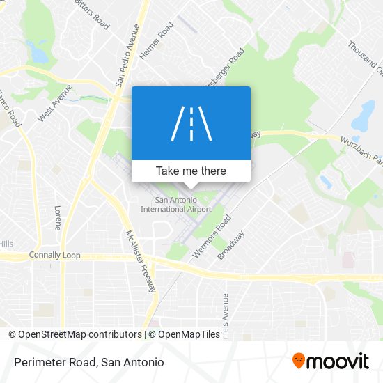 Mapa de Perimeter Road