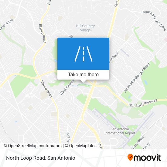 Mapa de North Loop Road