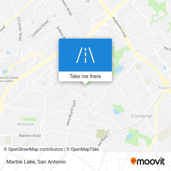 Mapa de Marble Lake