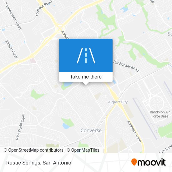 Mapa de Rustic Springs