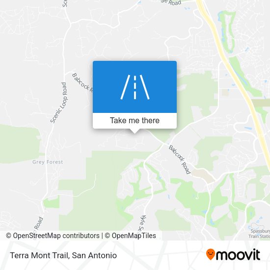 Terra Mont Trail map