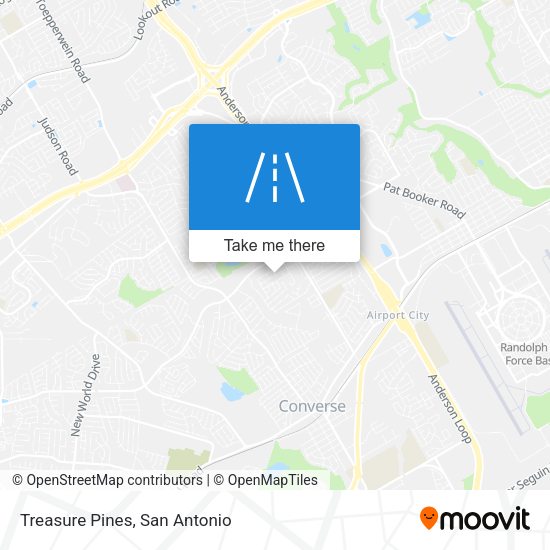 Treasure Pines map