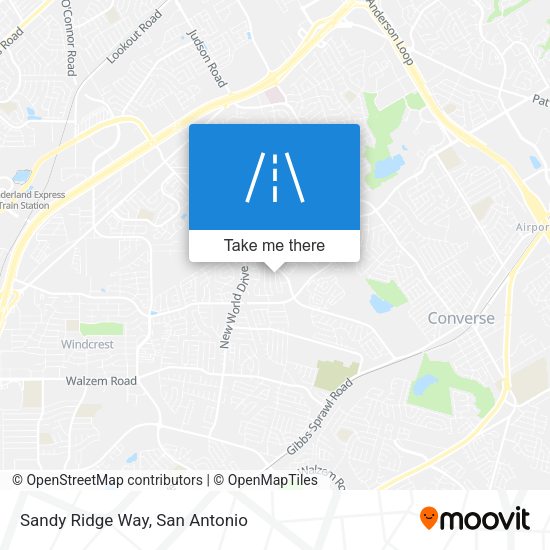 Mapa de Sandy Ridge Way