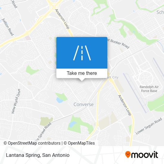 Lantana Spring map