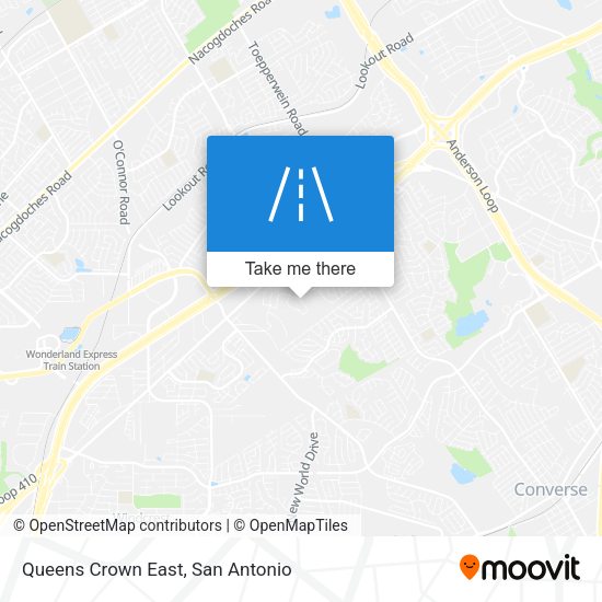 Queens Crown East map
