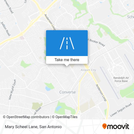 Mary Scheel Lane map