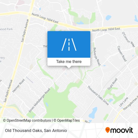 Old Thousand Oaks map