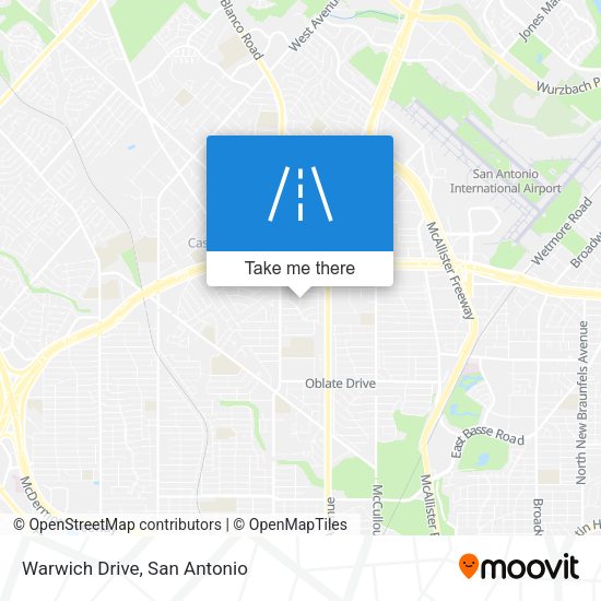 Mapa de Warwich Drive