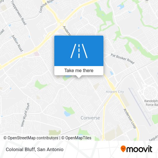 Mapa de Colonial Bluff