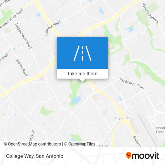 Mapa de College Way