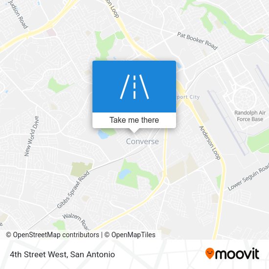 Mapa de 4th Street West