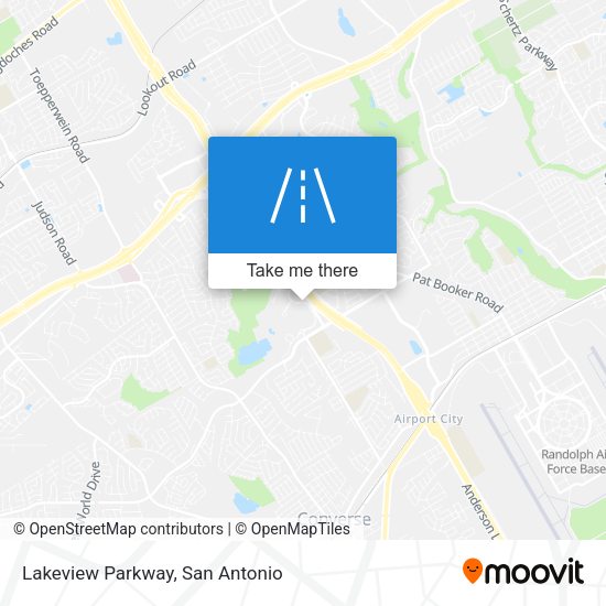 Mapa de Lakeview Parkway