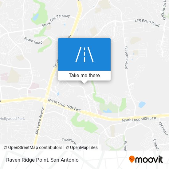 Raven Ridge Point map