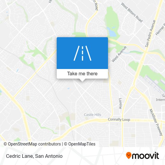 Mapa de Cedric Lane