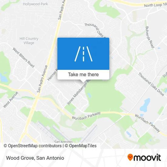 Wood Grove map