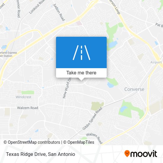 Texas Ridge Drive map