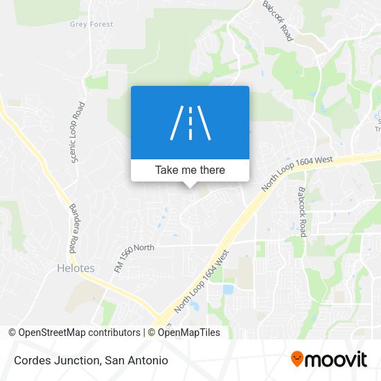 Cordes Junction map