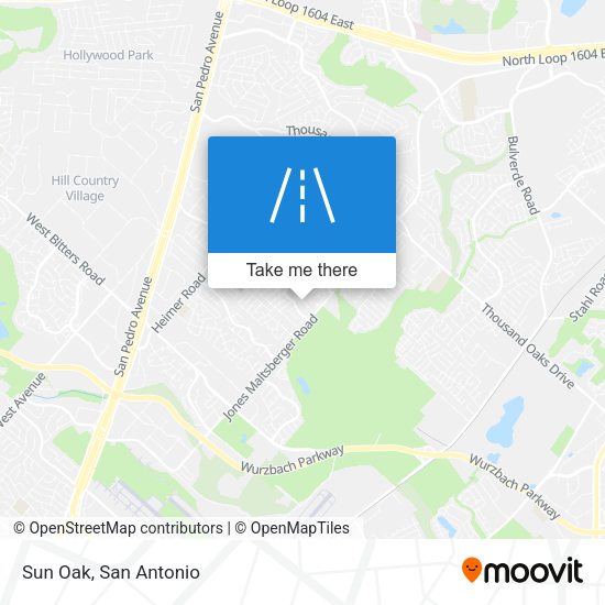 Mapa de Sun Oak