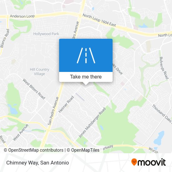 Mapa de Chimney Way