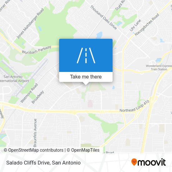 Salado Cliffs Drive map