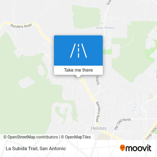 Mapa de La Subida Trail