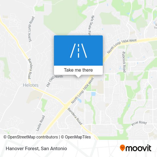 Hanover Forest map