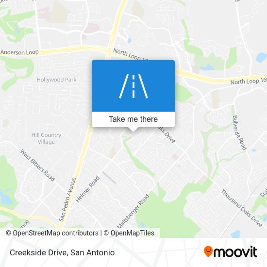 Creekside Drive map