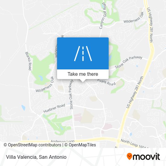 Villa Valencia map
