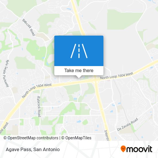 Mapa de Agave Pass