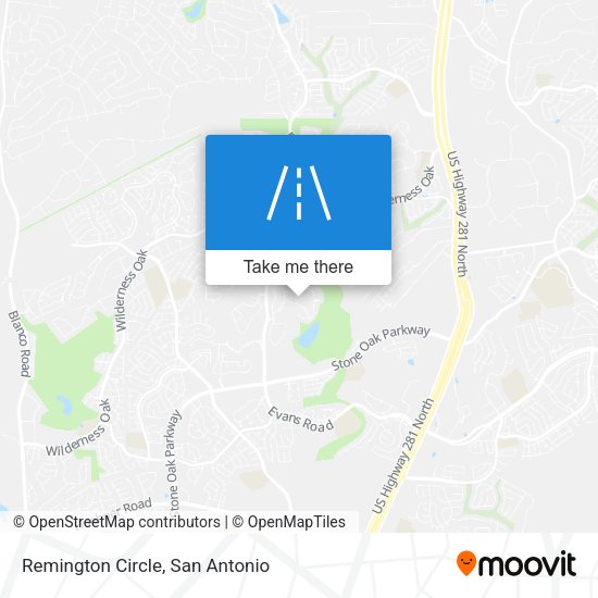 Remington Circle map