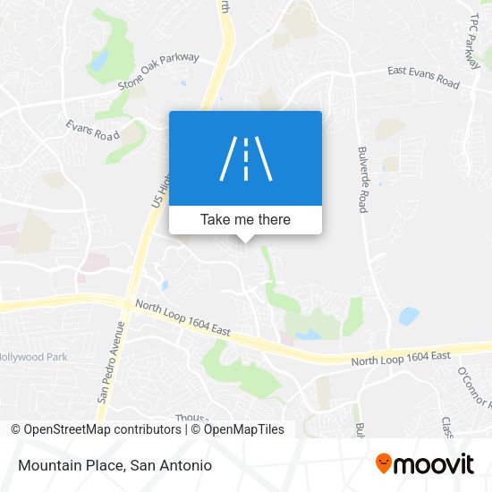 Mountain Place map