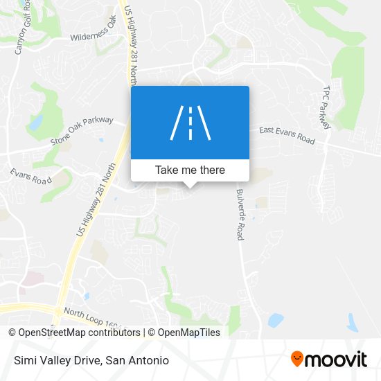 Simi Valley Drive map